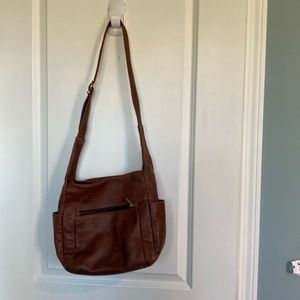 Stone Mountain leather purse over the shoulder